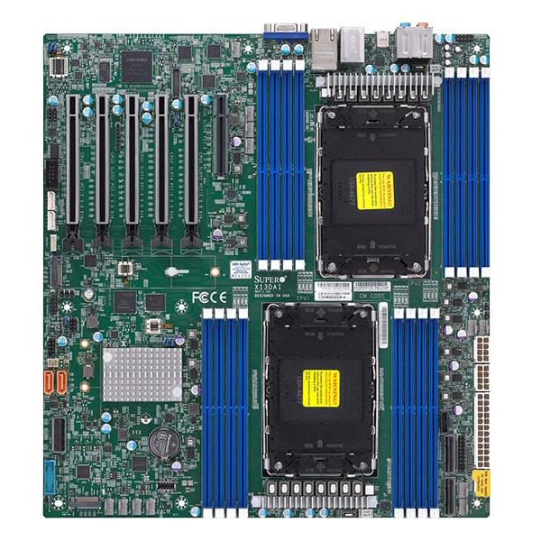 Supermicro X13DAI-T Workstation Motherboard EATX Dual Socket LGA-4677 (Socket E) Intel Xeon Scalable 4th and 5th Generation Processors