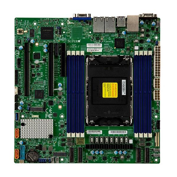 Supermicro X13SEM-F Motherboard Micro-ATX Single Socket Intel Xeon Scalable Processors 5th and 4th Generation