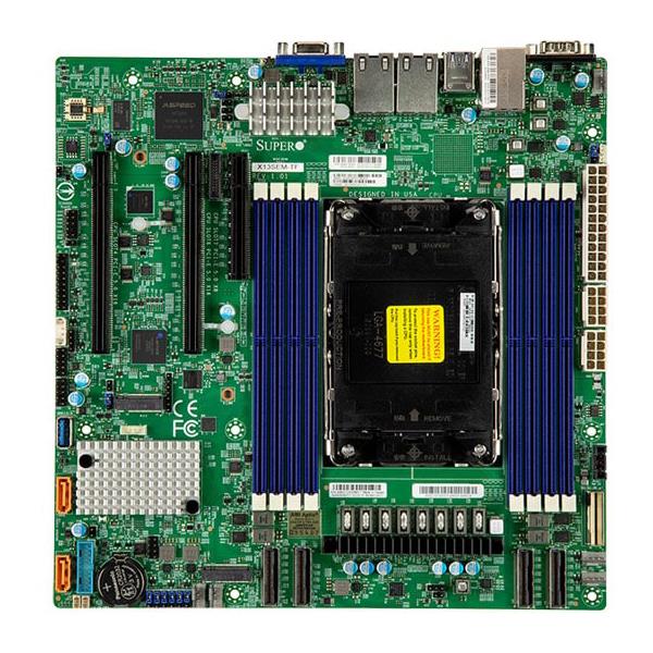 Supermicro X13SEM-TF Motherboard Micro-ATX Single Socket E (LGA-4677) Intel Xeon Scalable 4th and 5th Generation Processors