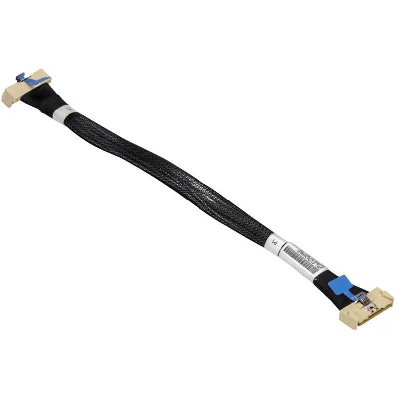 Supermicro CBL-MCIO-1226AM5R Storage Cable With MCIO x8 Straight To MCIO x8 Right Angle Connector 10.23 in (26CM)