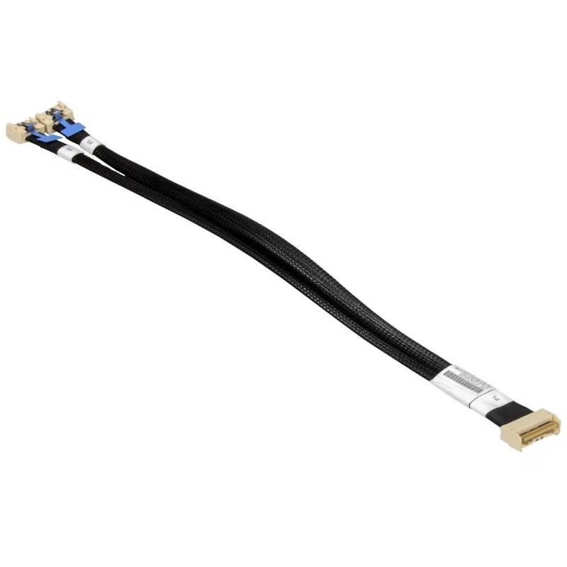 Supermicro CBL-MCIO-1235M5Y Cable For Storage Applications MCIO x8 Straight to 2 MCIO x4 Straight 1.48 ft (35CM)