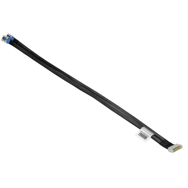 Supermicro CBL-MCIO-1255S4Y Cable For Internal Storage Applications MCIO x8 Straight to 2 SlimSAS x4 Straight 1.80ft (55CM)