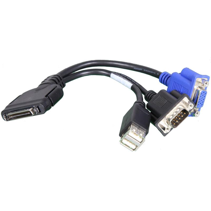 Supermicro CBL-0218L KVM SUVI Cable 36Pin To 9Pin/15Pin/2USB 4.52in (11.5CM)