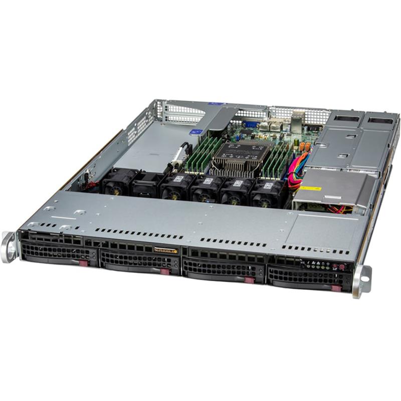 Supermicro SYS-511E-WR UP 1U Barebone Single Intel Xeon Scalable Processors 5th and 4th Generation