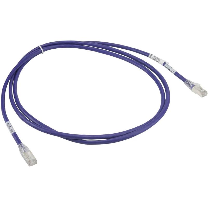 Supermicro CBL-C6A-PU2M 10G Ethernet Network Cable 550MHz Rated SSTP Snagless CAT6A RJ-45 to RJ-45 7ft (2M)