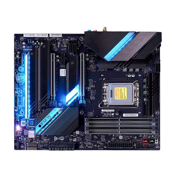 Supermicro C9Z790-CGW Motherboard ATX Single Socket LGA-1700 (Socket V) Intel Core i9/i7/i5/i3, Processors 14th/13th/12th Generation and Pentium/Celeron Processors