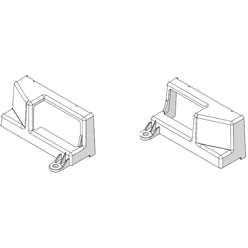 Supermicro MCP-310-12601-0N Air Shroud for Power Supply