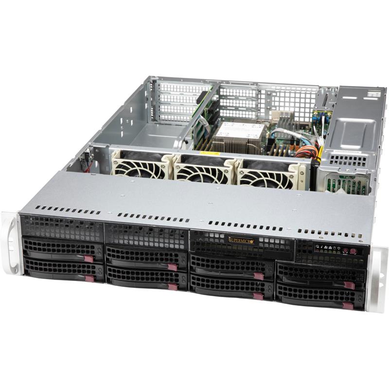 Supermicro CSE-825BTQC-R609WB 2U Rackmount Server Chassis 600W/650W Power Supply