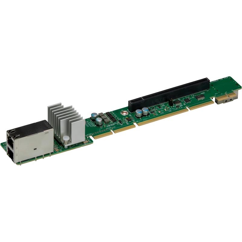 Supermicro AOC-URG4N4-B2XT 10GbE Networking 1U Ultra Riser Adapter Broadcom BCM57416 for H12DSU-iN, X12DPU-6