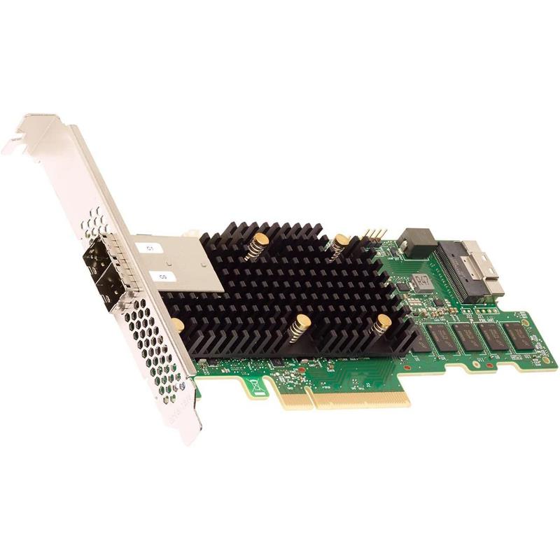 Supermicro AOC-SAS3-9580-8I8E MegaRAID 9580-8i8e Tri-Mode Storage Adapter 8 Internal, 8 External Ports 12Gb/s PCIe Gen 4.0