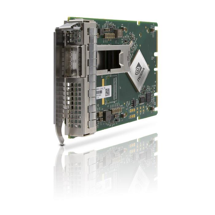 NVIDIA AOC-623435AN-VDAB ConnectX-6 Dx 200GbE Ethernet Adapter Card - Gen 4 PCIe x16 Single-port QSFP56 Connectors Advanced I/O Module (AIOM) OCP 3.0 Form Factor