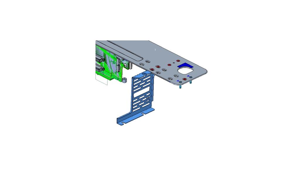 Supermicro MCP-120-82504-0N Mounting Bracket Kit Supports GPU In SC825B2 Chassis