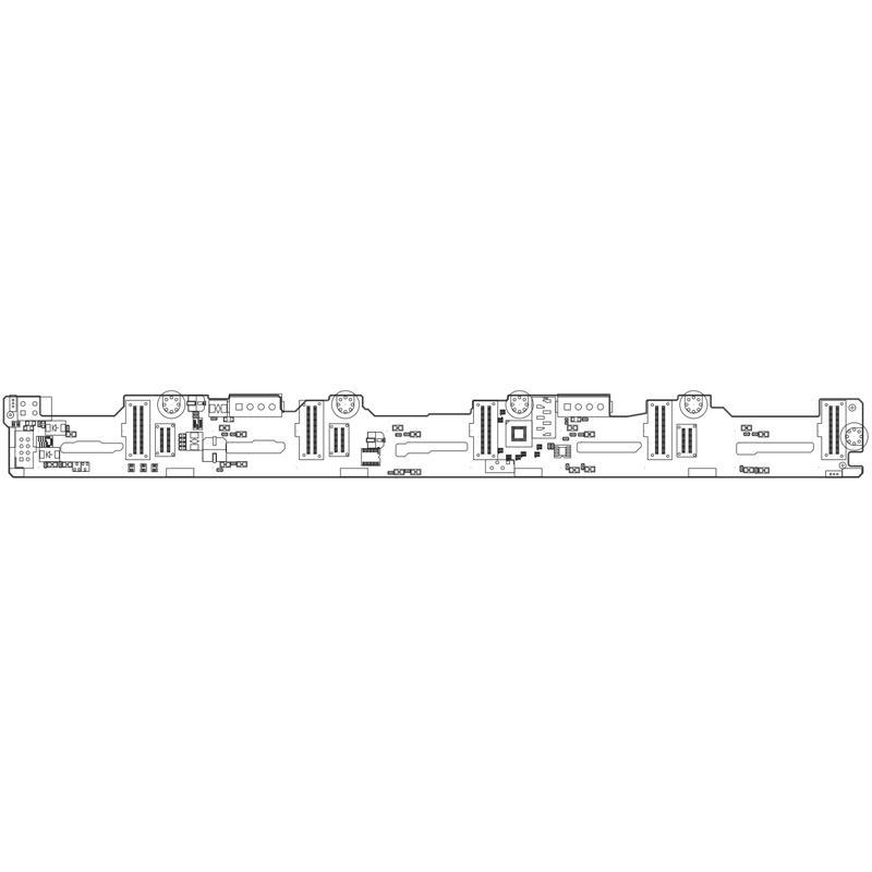 Supermicro BPN-SAS3-LB16A-N10 10-Slot SFF HDD Backplane For GPU, MegaDC, CloudDC, Up And A+ Server