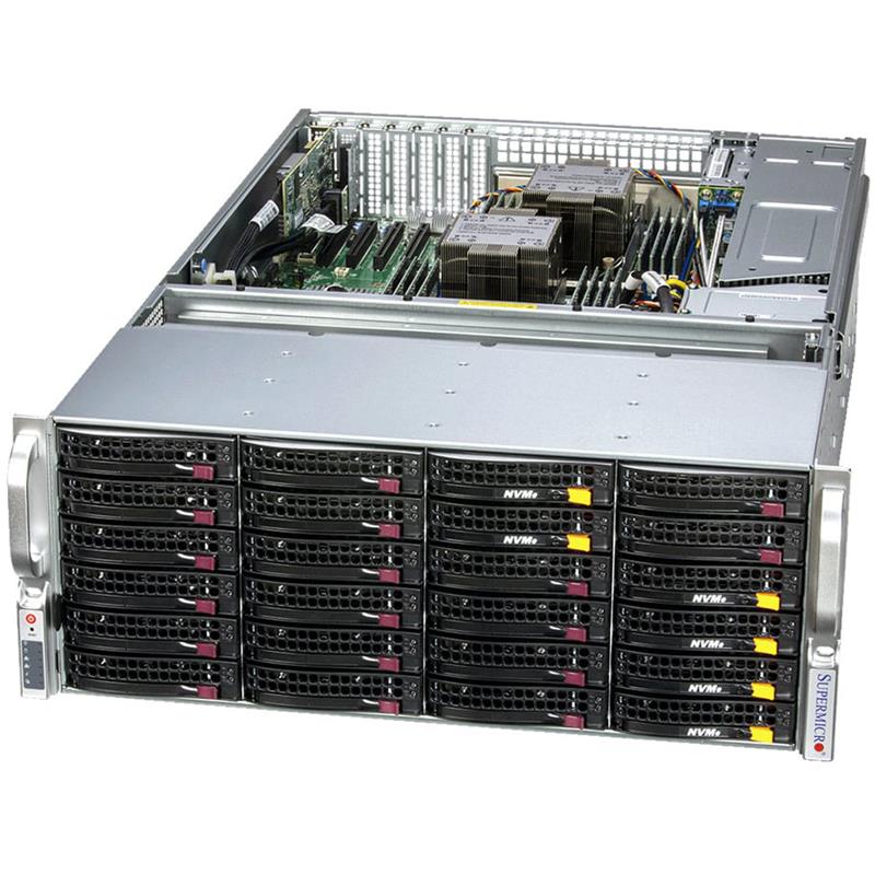 Supermicro SSG-641E-E1CR36L 4U Storage Barebone Dual Intel Xeon Scalable Processors 4th and 5th Generation
