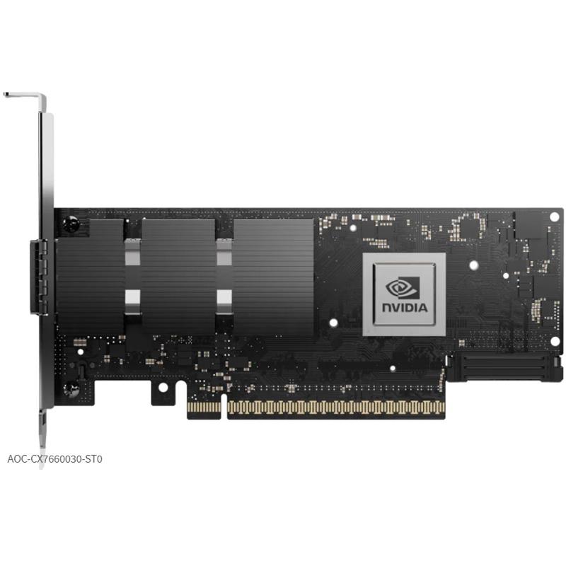 Supermicro AOC-CX7660030-ST0 Adapter Card PCIe 5.0 x16 HHHL Standard NDR200 InfiniBand (200Gb/s) 1 OSFP Port - NVidia P/N 900-9X766-003N-ST