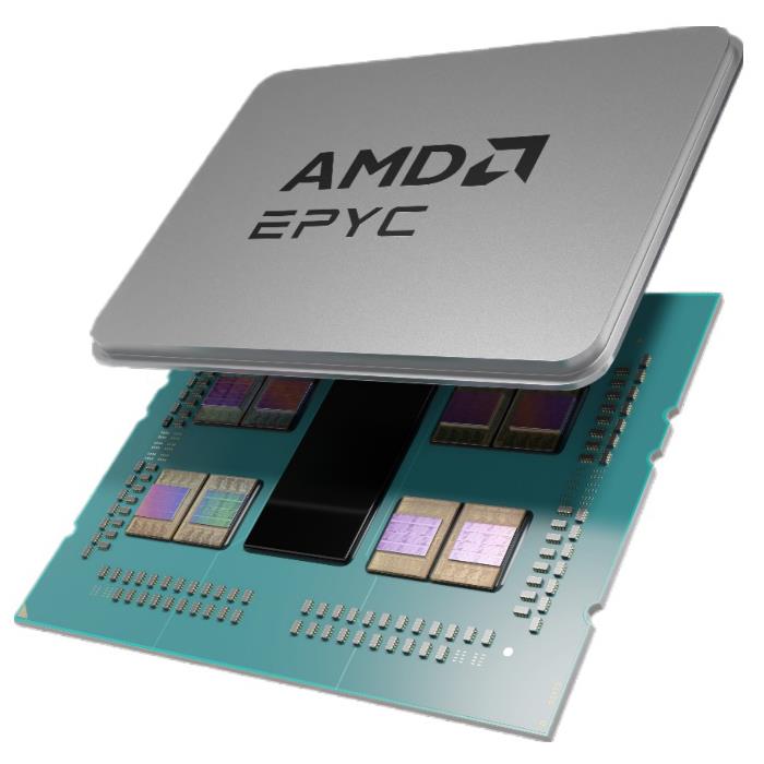 AMD 100-000001170 EPYC NEBS 8024PN 4th Generation 2.05GHz 8-Core Processor - Siena