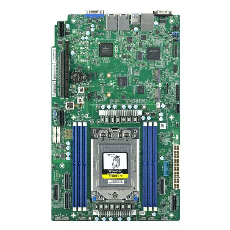 Supermicro H13SVW-N Motherboard Proprietary WIO Single Socket AMD EPYC 8004 Series Processor