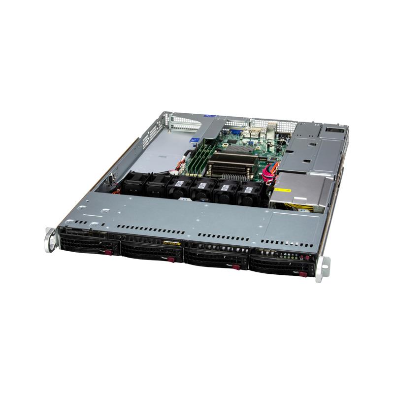 Supermicro SYS-511R-W UP 1U Barebone Single Intel Xeon E-2400 Series Processors