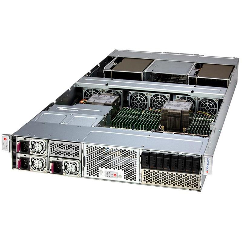 Supermicro SYS-221GE-NR GPU 2U Barebone Dual Intel Xeon Scalable Processors 5th and 4th Generation
