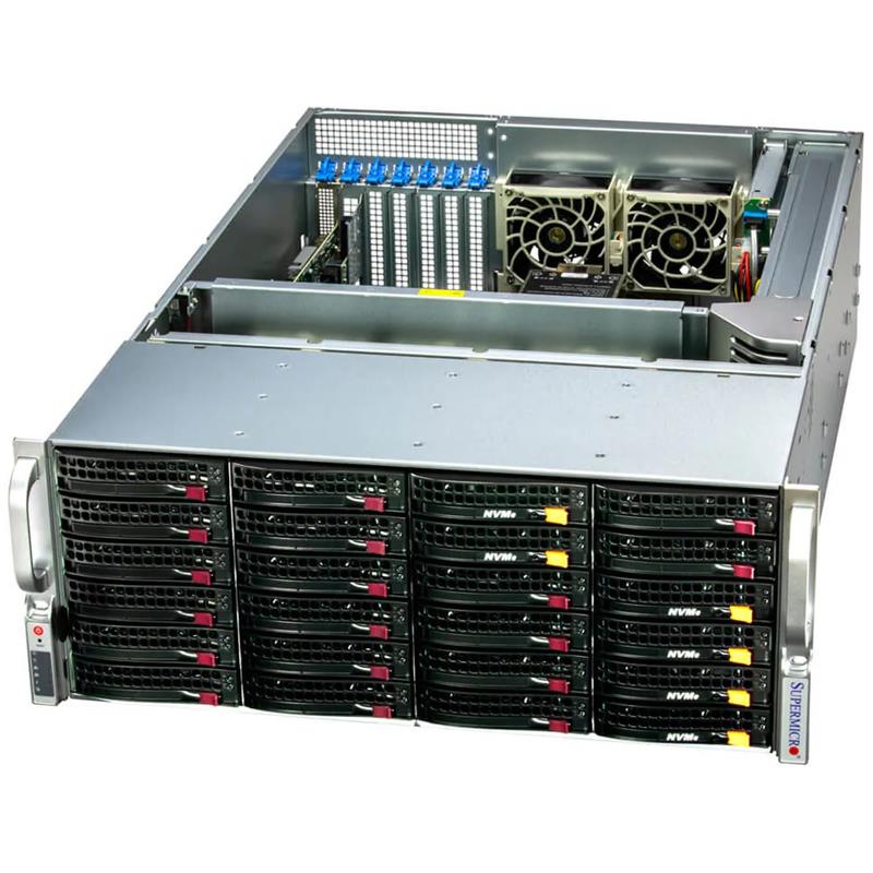 Supermicro SSG-641E-E1CR24H Storage DP 4U Barebone Dual Intel Xeon Scalable Processors 5th and 4th Generation
