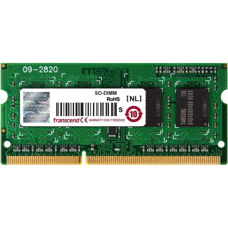 Transcend MEM-DR340L-TL03-SO16 Memory 4GB DDR3 1600MHz SODIMM