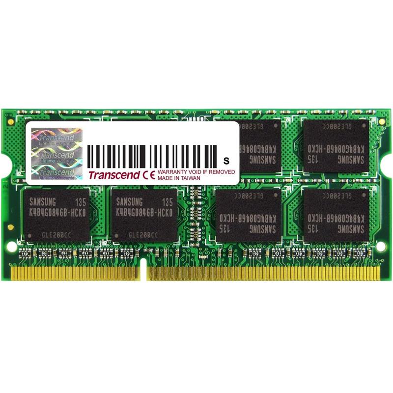 Transcend MEM-DR380L-TL03-SO16 Memory 8GB DDR3 1600MHz SODIMM