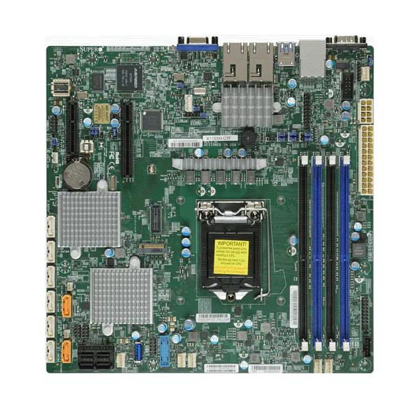 Supermicro X11SSH-CTF-B Motherboard MicroATX Intel Xeon E3-1200 v6/v5 Celeron/Pentium and Intel Core i3 series 7th/6th Generation Processors