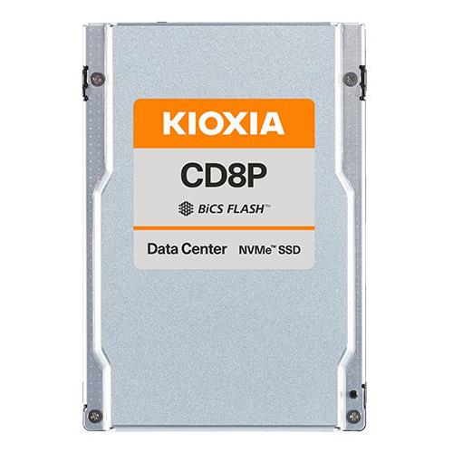 Kioxia KCD8XPUG15T3 Hard Drive 15.3TB NVMe SSD PCIe 5.0 2.5in 15mm SIE TLC 1DWPD - CD8P-R Series