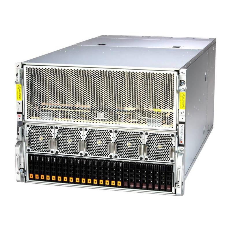 Supermicro AS-8125GS-TNMR2 GPU 8U Barebone Dual AMD EPYC 9004 Series Processors