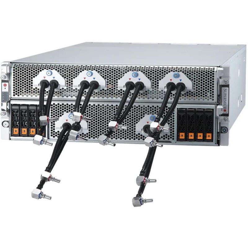 Supermicro SYS-421GE-TNHR2-LCC GPU 4U Barebone Dual Intel Xeon Scalable Processors 5th and 4th Generation