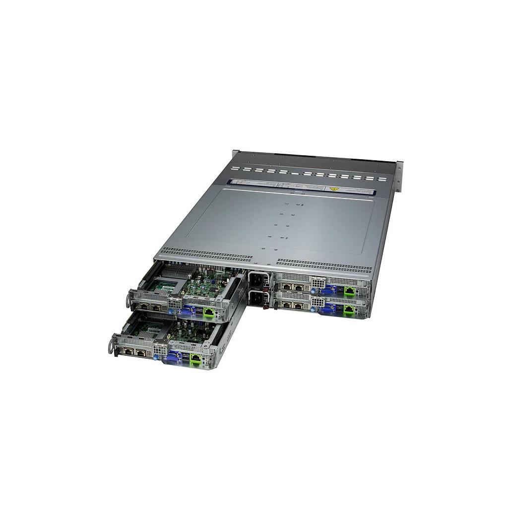 Supermicro SYS-222BT-HNR BigTwin 2U Barebone Four Hot-pluggable Nodes Dual Intel Xeon 6700 Series Processors With E-cores