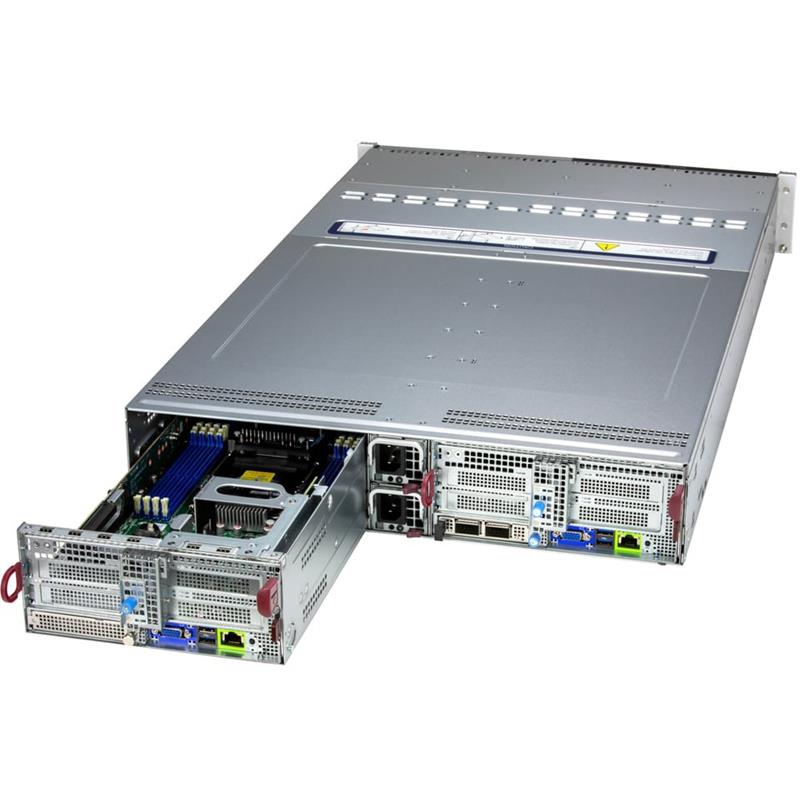 Supermicro SYS-622BT-DNC8R BigTwin 2U Barebone Two Hot-pluggable Nodes Dual Intel Xeon 6700 Series Processors With E-cores