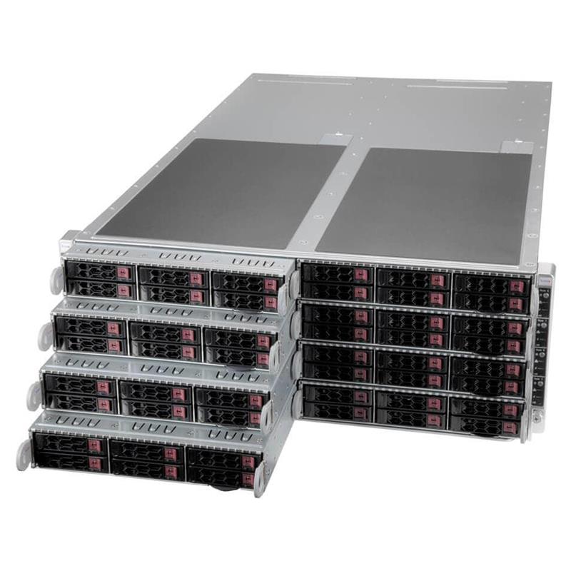 Supermicro SYS-F511E2-RT FatTwin 4U Barebone 8-Node Single Intel Xeon Scalable Processors 5th/4th Generation