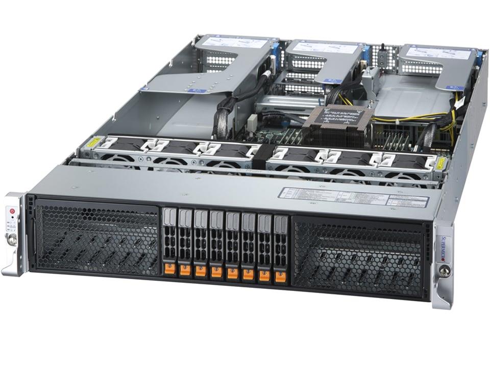 Supermicro AS-2115HV-TNRT Workstation UP 2U Barebone Single AMD Ryzen Threadripper PRO 7000 WX-Series Processor