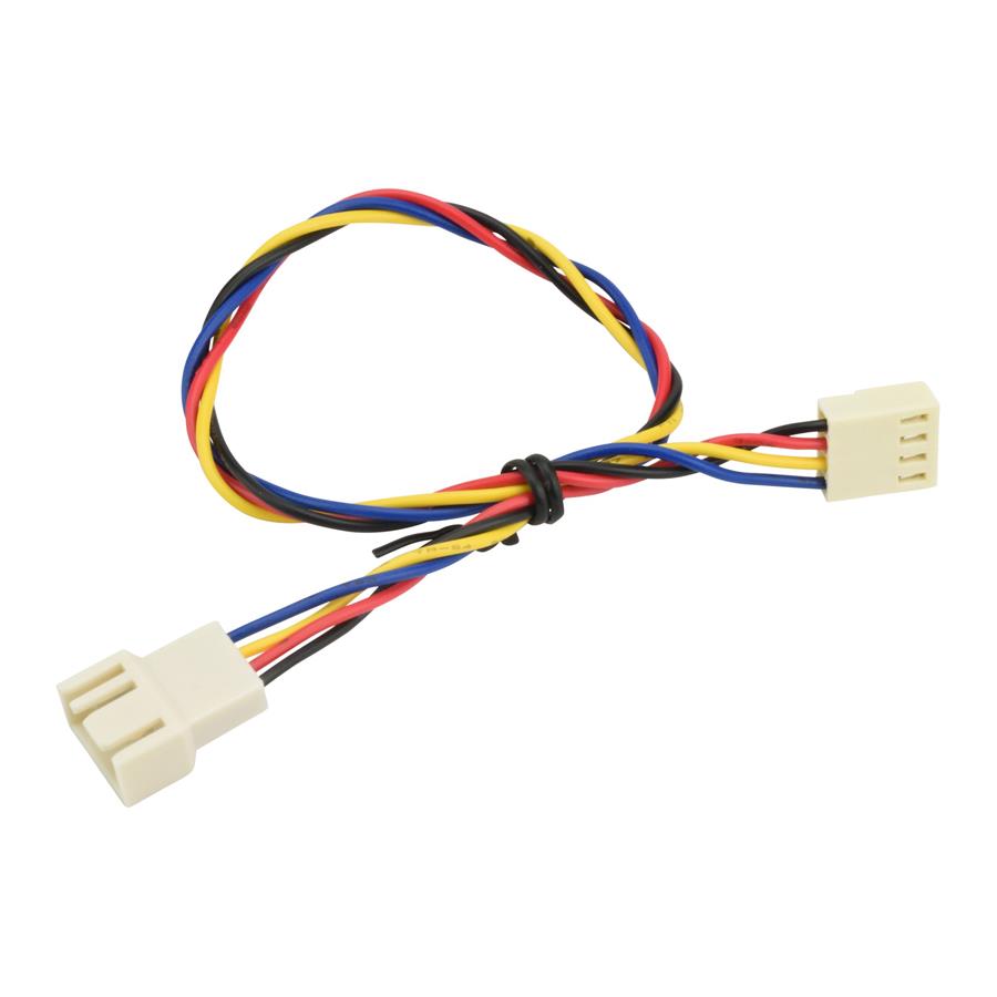 Supermicro CBL-0296L Power Extension Cable For Fan With 4-Pin To 4-Pin PWM Connectors 9in (23CM)