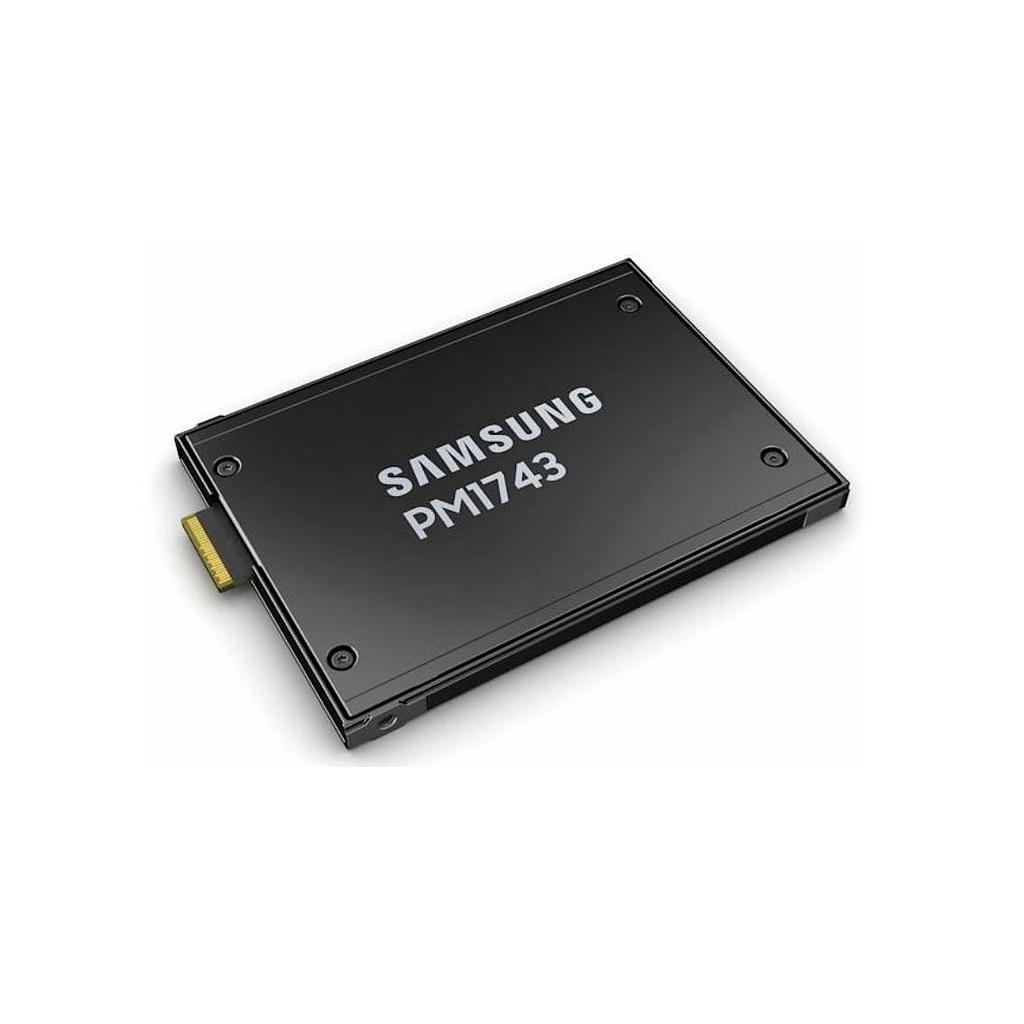 Samsung MZWLO3T8HCLS-00A07 Hard Drive 3.8TB NVMe SSD PCIe Gen5 U.2 15mm SED TLC 1DWPD - PM1743 Series