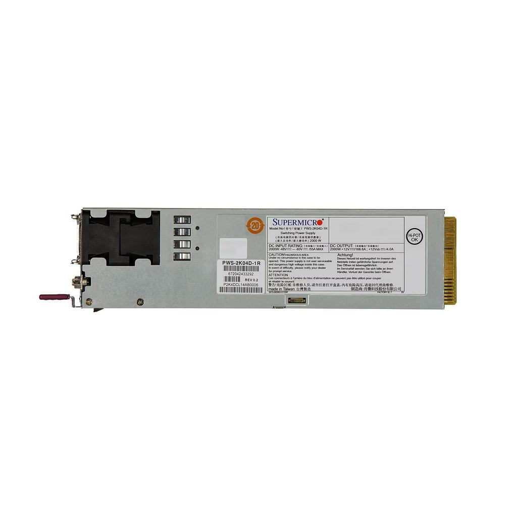 Supermicro PWS-2K04D-1R 1U 2000W Redundant 80 Plus Gold Hot-swappable Power Supply With PMBus 1.2