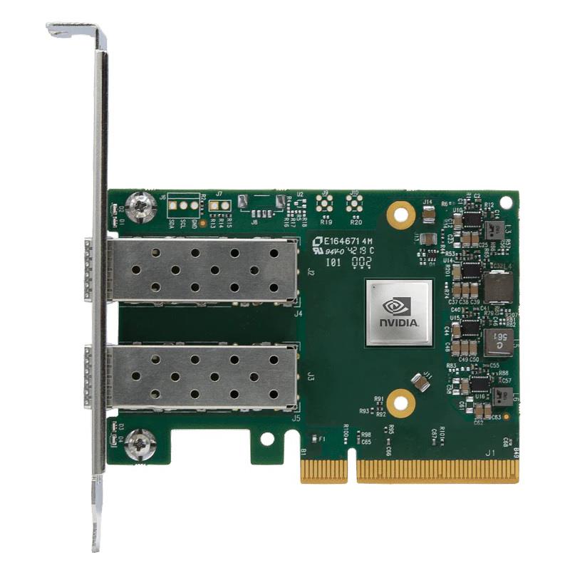 Supermicro AOC-631102AN-ADAT ConnectX-6 Lx EN 25GbE Adapter Card - Gen 4 PCIe x8 Dual-port SFP28 Connectors HHHL OCP 3.0 Small Form Factor