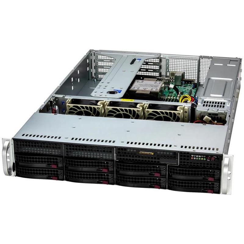 Supermicro SYS-522B-WR UP WIO 2U Barebone Single Intel Xeon 6700 Series Processors With E-cores