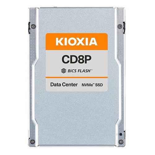 Kioxia KCD8XPUG12T8 Hard Drive 12.8TB NVMe SSD PCIe 5.0 (32 GT/s x4) 2.5in x 15mm SIE TLC 3DWPD - CD8P-V Series
