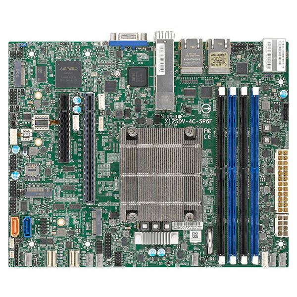 Supermicro X12SDV-10CR-SP6F Motherboard FlexATX Embedded Intel Xeon Processor D-1844NT 10-Core