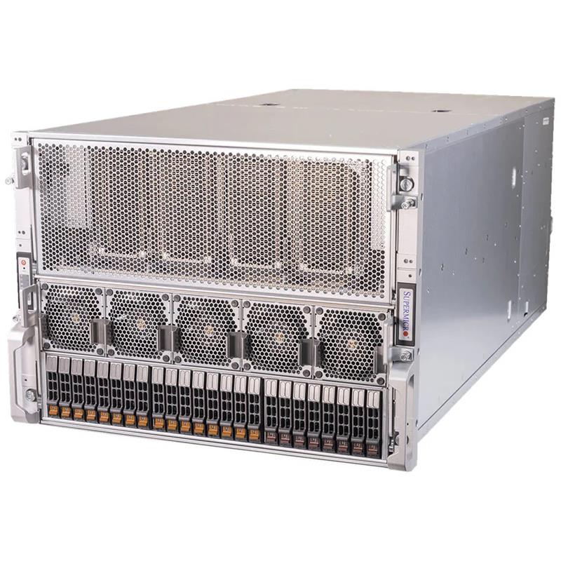 Ready to Ship - Supermicro AS-8125GS-TNHR-G1 8U GPU A+ Server Powered by Two AMD EPYC 9474F Processors