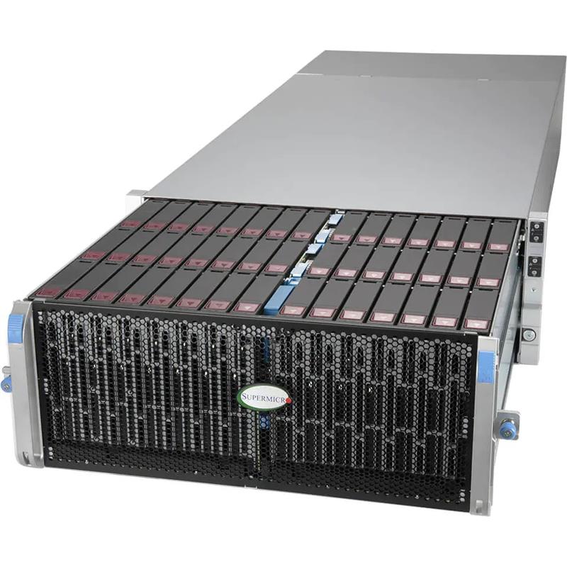 Ready to Ship - Supermicro SSG-640SP-E1CR90-G1 4U Top-Loading Storage Server Powered by Two Intel Xeon 4510 Processors