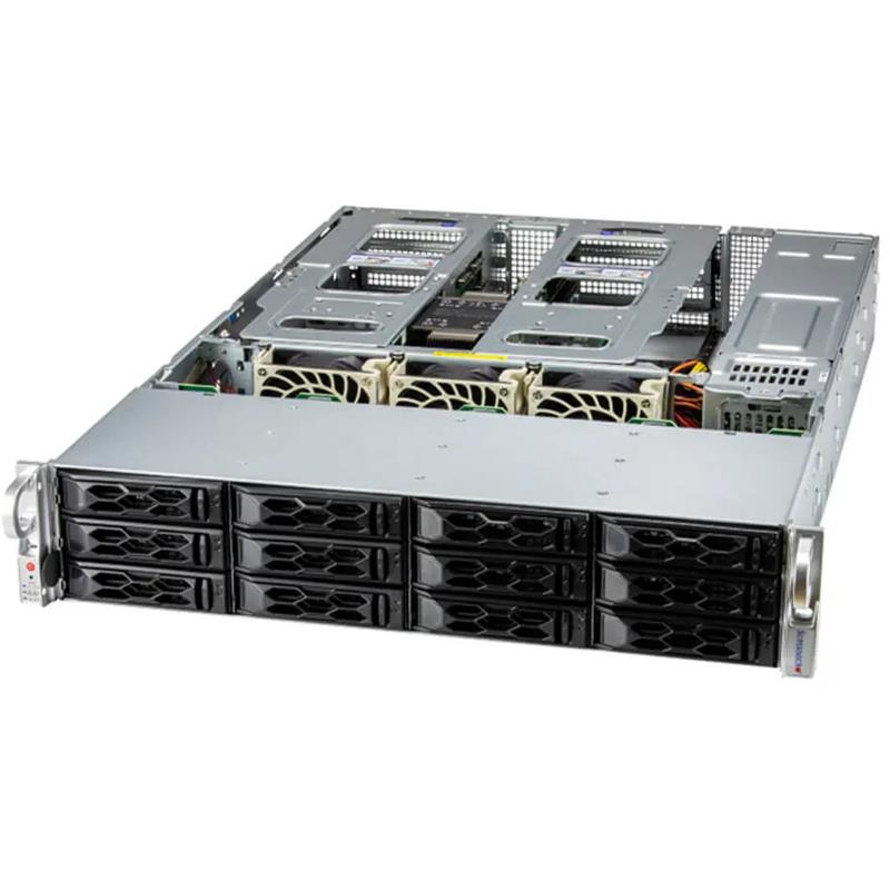 Ready to Ship - Supermicro SYS-521C-NR-G1 2U CloudDC Server Powered by Intel Xeon 4510 Processor