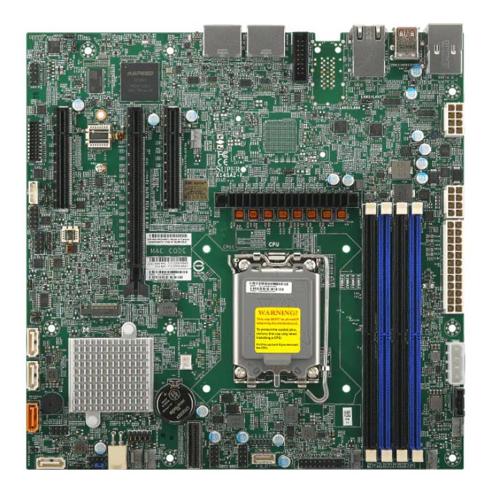 Supermicro X14SAZ-F-O Motherboard Micro-ATX Single Socket V1 (LGA-1851) Intel Core Ultra 9/7/5 Series 2 Processors