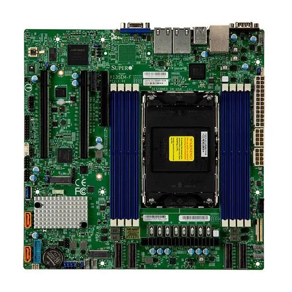 Supermicro X13SEM-F-B Motherboard Micro-ATX Single Socket Socket E (LGA-4677) Intel Xeon Scalable 4th and 5th Generation Processors (BULK)