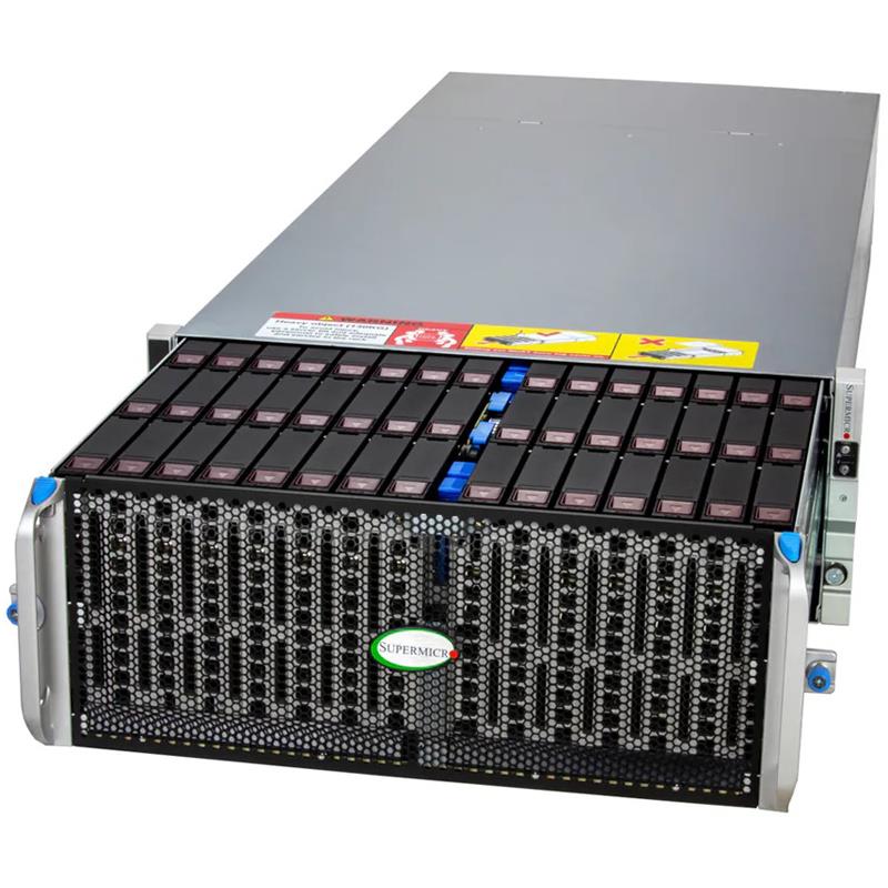 Supermicro SSG-542B-E1CR90 Enterprise Optimized Storage 4U Barebone Single Intel Xeon 6700/6500 Series Processors With P-cores or 6700 Series Processors With E-cores