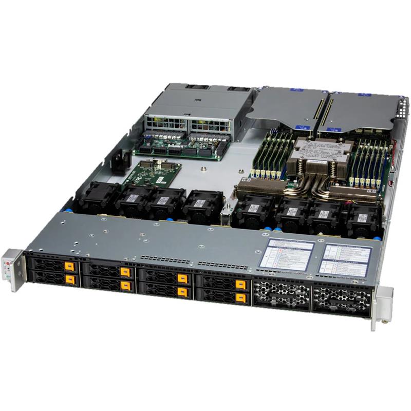 Supermicro AS-1116CS-TN 1U CloudDC Barebone Single AMD EPYC 9005/9004 Series Processors