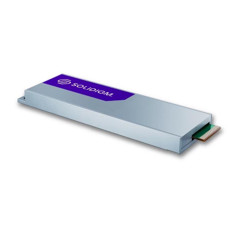 Solidigm SSDPFUKX076T1O Hard Drive 7.68TB NVMe SSD PCIe x4 Lanes Generation 4.0 E1.S 9.5mm 144L TLC 3D NAND 2DWPD OPAL Encrypted D7 P5520 Series