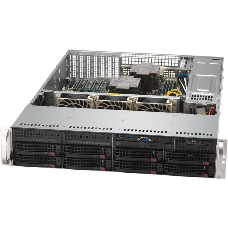 Supermicro SYS-622B-TRT Mainstream 2U Barebone Dual Intel Xeon 6700/6500 Series Processors With P-cores or 6700 Series Processors With E-cores